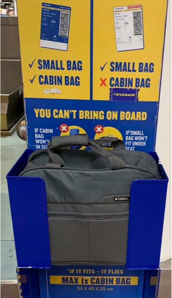 Gabol Roma- small Handbagage - Blauw (Ryanair, Wizzair) | bol.com