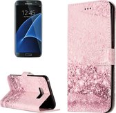 Voor Galaxy S8 + / G955 Rose Gold Pattern Horizontale Flip Leather beschermhoes met houder & kaartsleuven & portemonnee