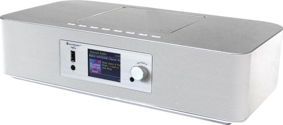 Soundmaster ICD2020WE - Muziekcenter met internet-, DAB+ en FM-radio, CD- en netwerkspeler, wit