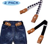 Elastische Riem zonder Gesp Kinderen Gespvrije Riem Stretch Band