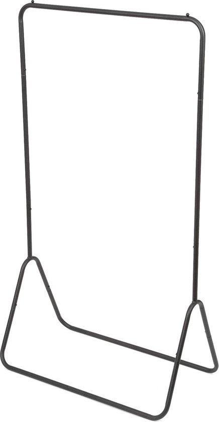 Compactor Portant Kazan, Métal, Noir, 100 X 48 X 160 Cm, RAN10120