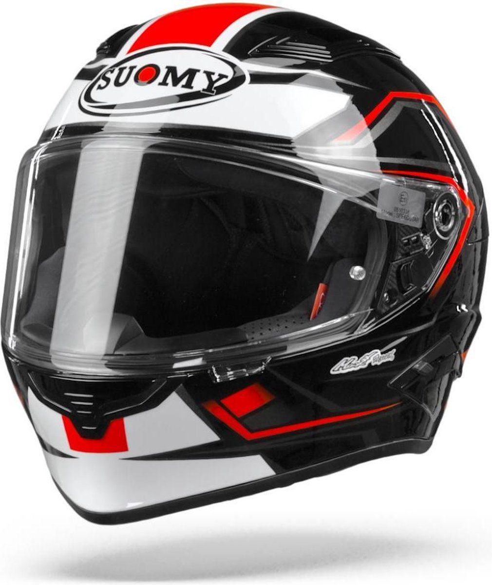 Suomy Speedstar Glow Red Full Face Helmet 2XL