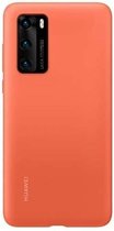 Huawei P40 Silicon Protective Case - Coral Orange