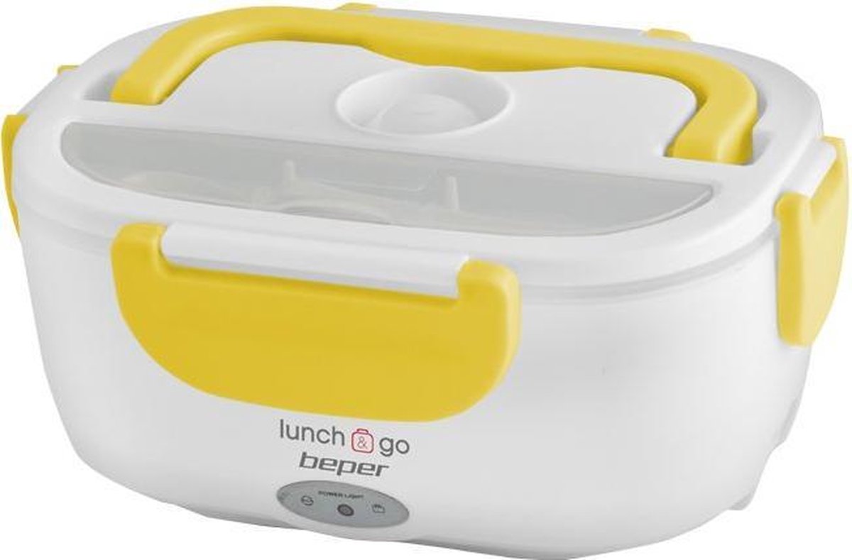 Beper 90.920G - Lunchbox met verwarmingsfunctie - Geel