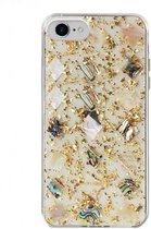GSM-Basix Glitter Hard Backcover Case Shell Serie voor Apple iPhone 7/8/SE (2020) Goud