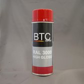 BTC-Line alkydlak hoogglans vuurrood (RAL 3000) - 400 ml
