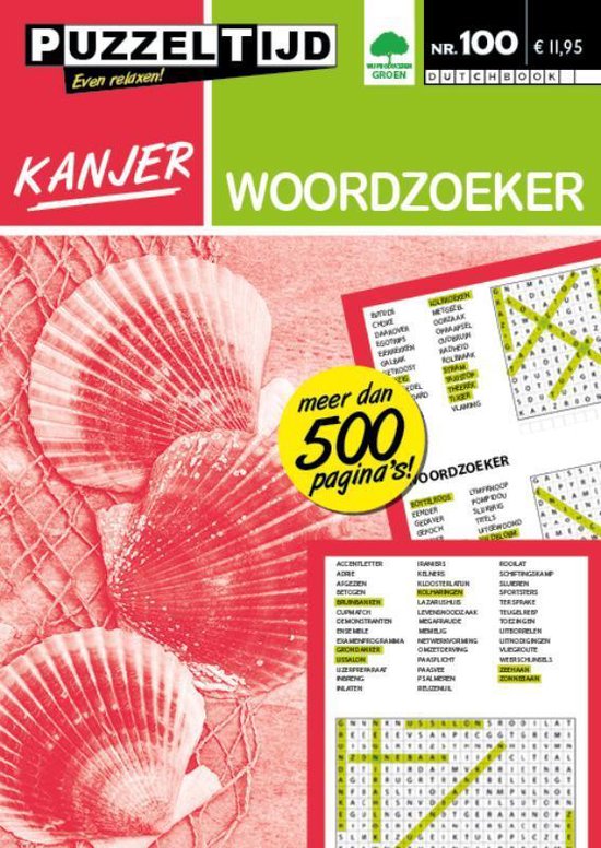 Puzzeltijd serie Kanjer 100 - Woordzoeker Kanjer Puzzeltijd 100 Woordzoeker - Merkloos