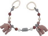 Sebra wagenspanner gehaakte olifant Blossom Pink