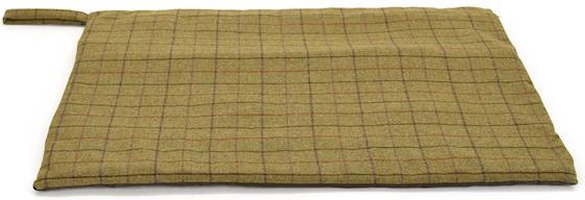 Plaid pour Chien en tweed vert foncé 98 X 72 cm