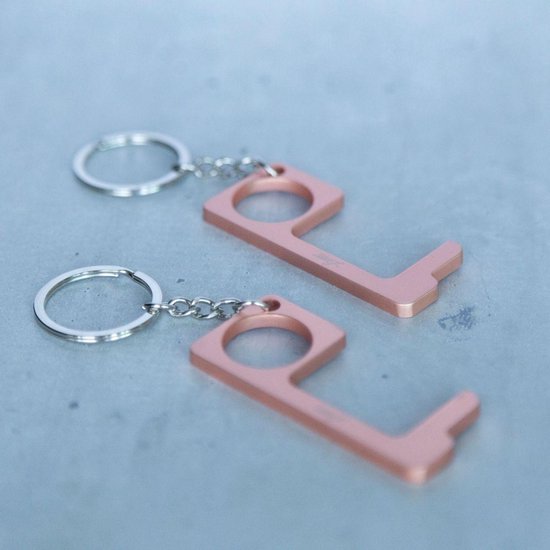 Porte-clés Lusso Distanza - Or Rose - Clé No Touch - 2 Pièces