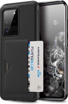 Dux Ducis - Hoesje geschikt voor Samsung Galaxy S20 Ultra -Pocard Series - Back Cover - Zwart
