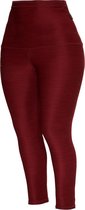 Plus Size Sportlegging Met Hoge Taille|High Waist|(Red Chili) 3XL