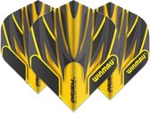 Winmau Prism Alpha Zwart en Geel Dartvluchten