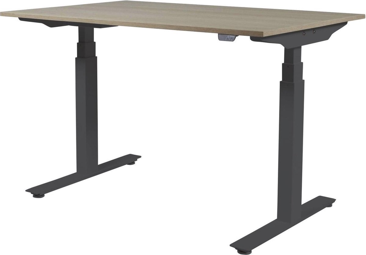 Zit Sta Bureau - Plus Elek 140x80 robson -zwart frame