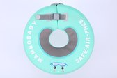 baby zwemband - nekring - baby float - babyzwemmen - lekvrij - 0-12 maanden - groen