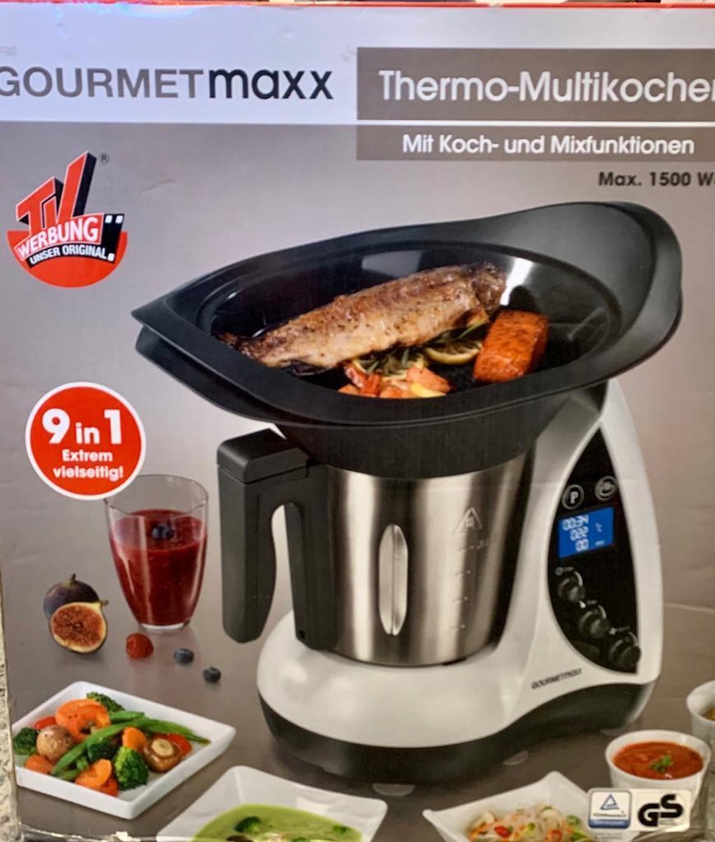 Gourmetmaxx Thermo multi kookpan - mixen en koken | bol.com