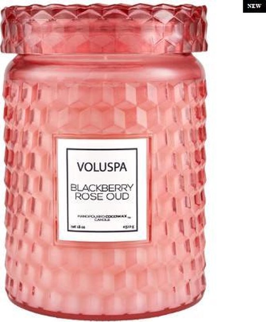 Voluspa Geurkaars Blackberry Rose & Oud Large Jar