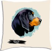 Black and Tan Coonhound sierkussen