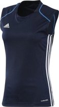 adidas T12 SL Tee women nvy - Sportshirt - Blauw donker