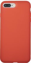 BMAX Latex soft case hoesje geschikt voor Apple iPhone 7/8 Plus / Soft cover / Telefoonhoesje / Beschermhoesje / Telefoonbescherming - Rood