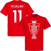 Liverpool M. Salah Kampioens T-Shirt 2020 - Rood - 3XL