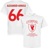 Liverpool Alexander Arnold Champions T-Shirt 2020 - Wit - M