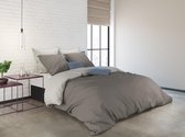 Clarysse Bicolor Percale - Dekbedovertrek - Tweepersoons - 240x220 - Zand