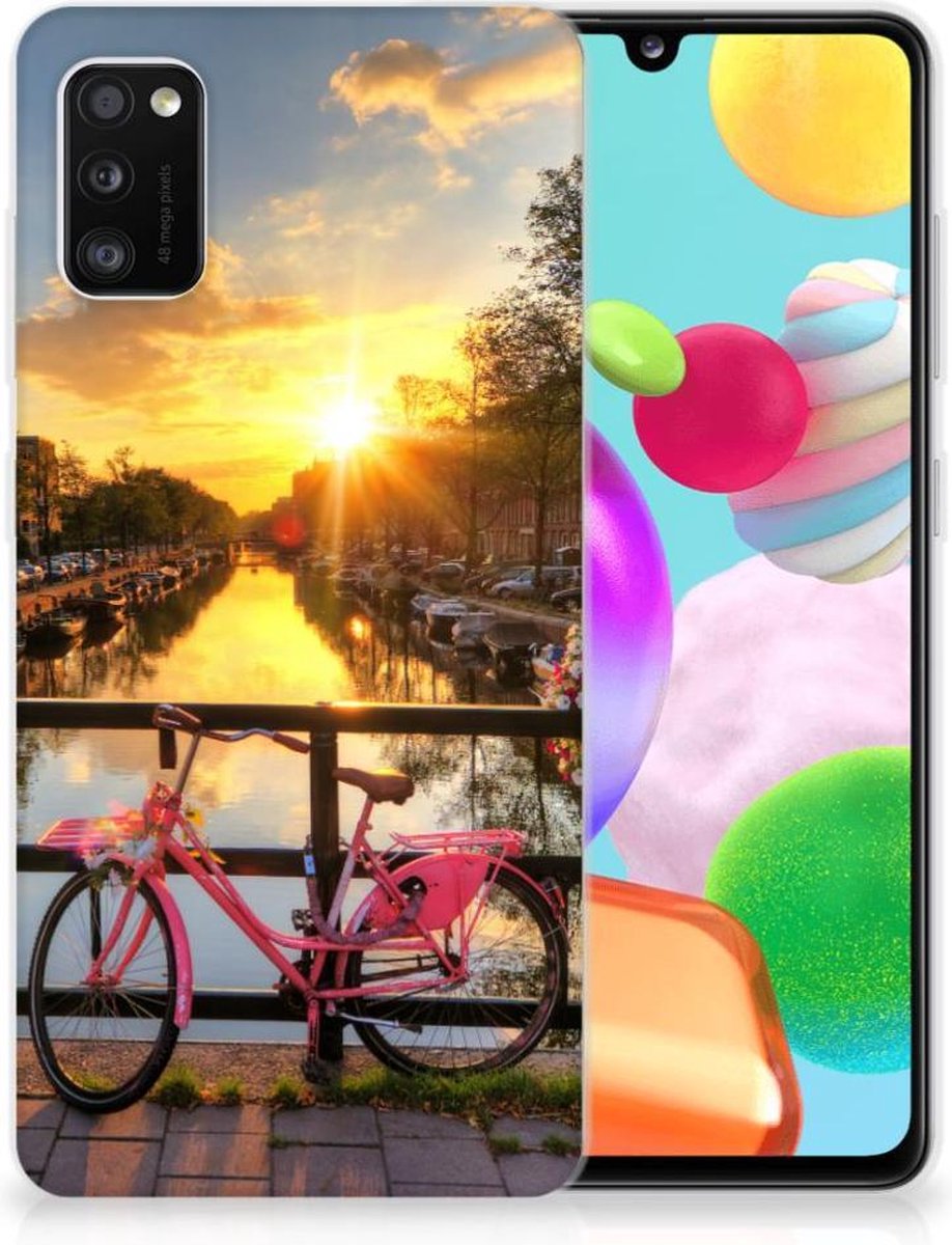 Samsung Galaxy A41 Siliconen Back Cover Amsterdamse Grachten