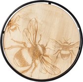 Scottish Made Dienblad Bijen - Schots Sycamore hout - Duurzaam geproduceerd in Schotland