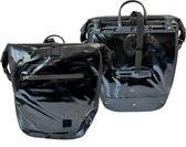 IYUPP Enkele Fietstas Shopper Zwart Waterdicht PVC - 25 liter