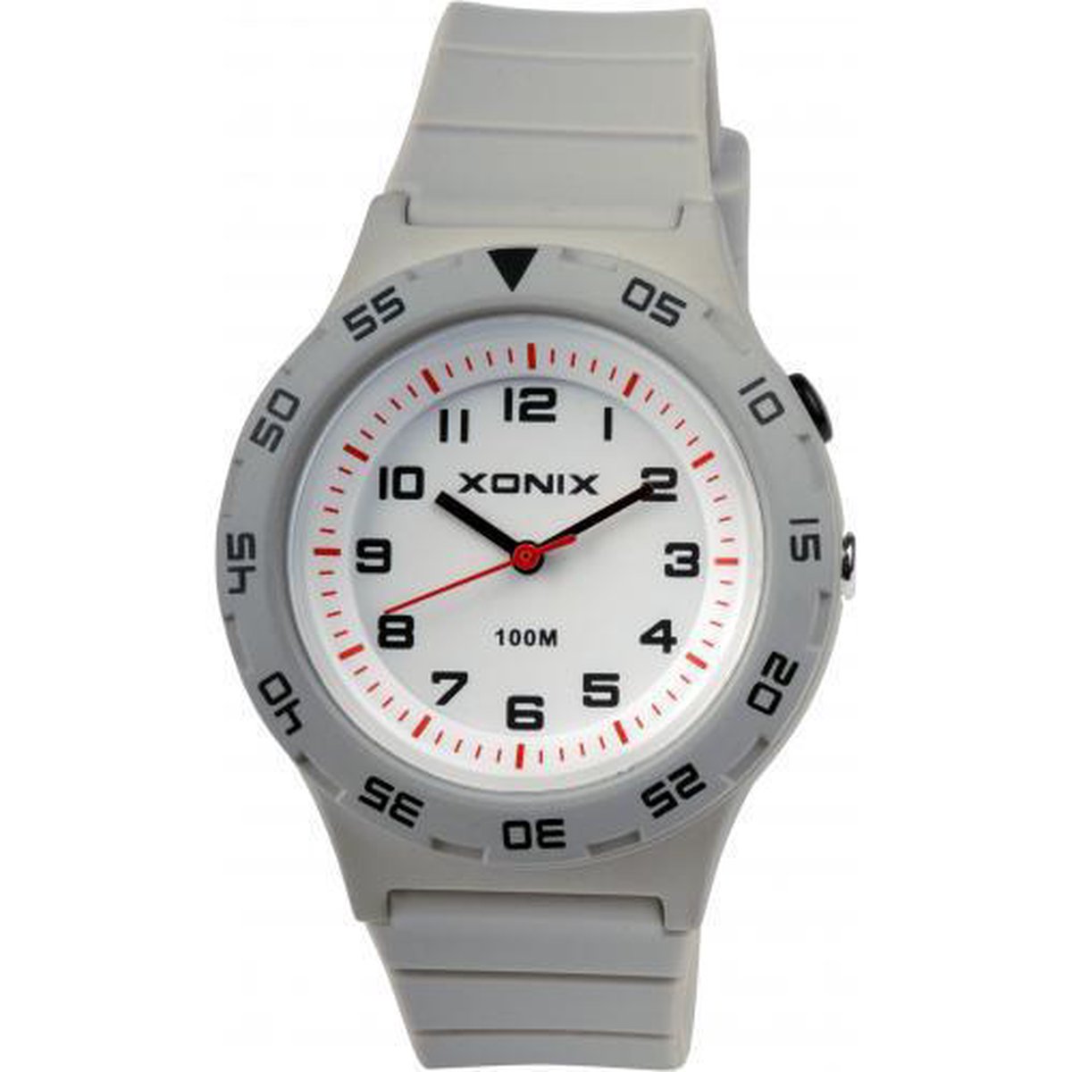 Grijs Xonix kinderhorloge met verlichting waterdicht