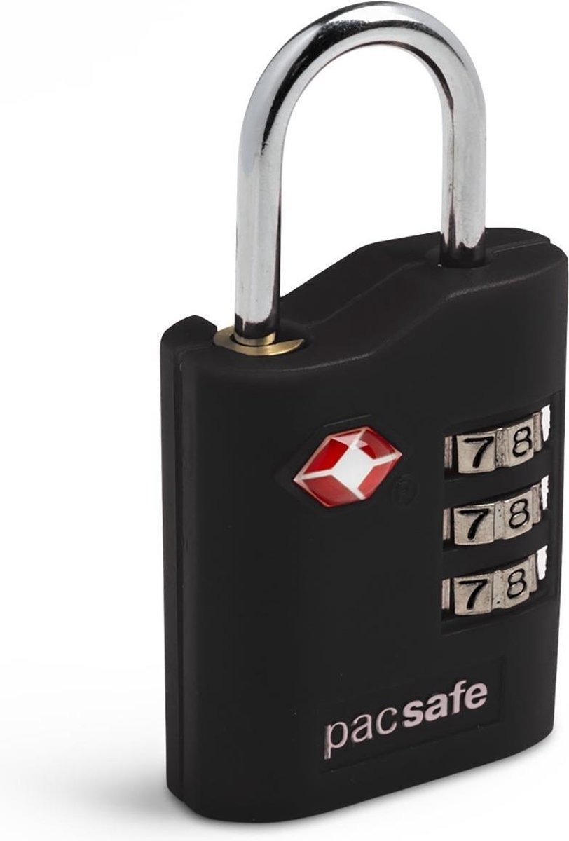 Pacsafe Prosafe 700-TSA kofferslot 3 cijferig-Reisslot-Bagageslot-USA bagageslot-Zwart (Black) - Pacsafe