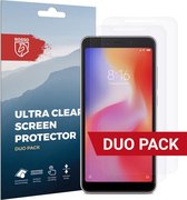 Rosso Xiaomi Redmi 6 Ultra Clear Screen Protector Duo Pack