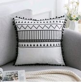 Cushion cover | Decorative Pillowcase | Decorative pillows | 45x45 | Bohemian Style Geometric 'Mudcloth' Bogolan Inspired Print Home Decor Throw Pillow Cotton Ethnic Cushion Cover