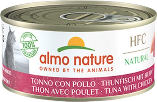 Almo Nature HFC Natural Kattenvoer Tonijn & Kip 150 gr