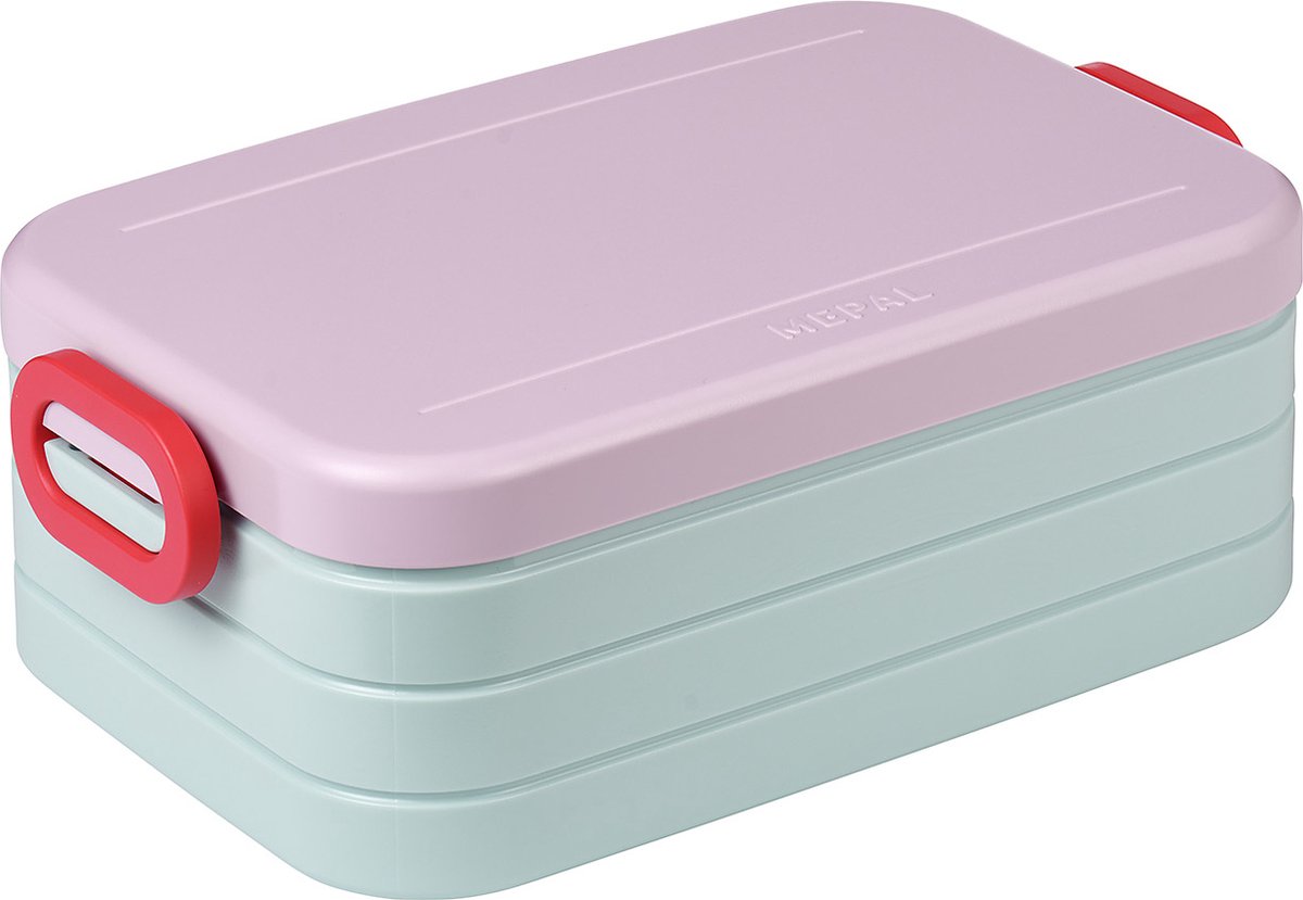 Mepal – Limited edition Bento lunchbox Take a Break midi - inclusief bento box – Stawberry Vibe – Lunchbox voor volwassenen