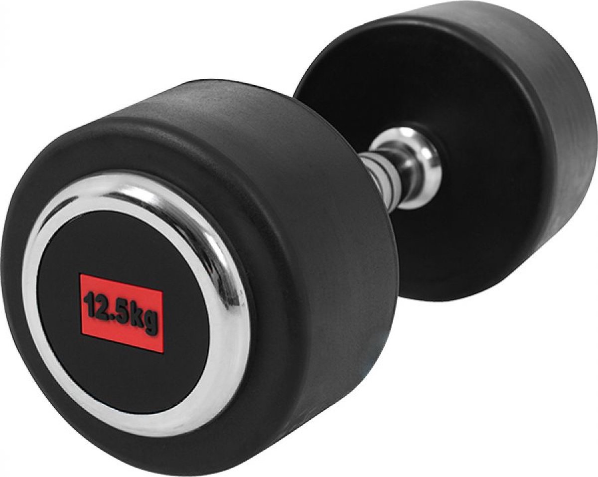 Gorilla Sports Dumbellset - Halterset - 2 x 125 kg - Gietijzer (rubber coating)