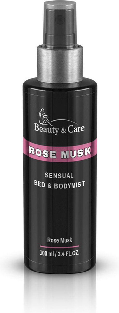 Beauty & Care - Rozenmusk Bed & Bodymist - 100 ml spray fles