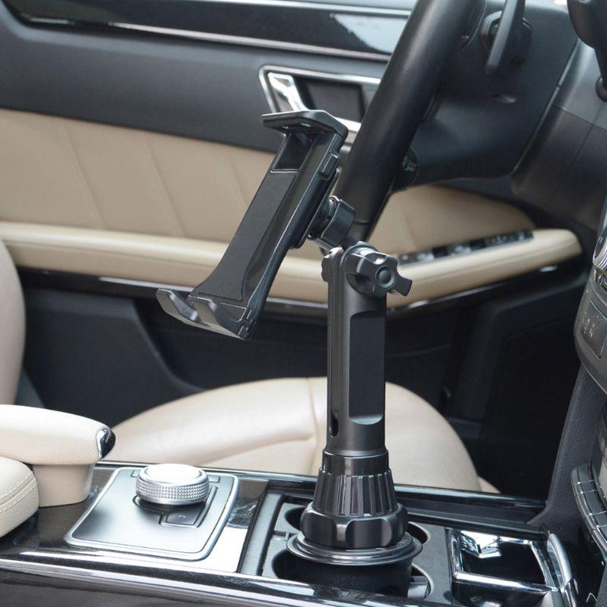 Tablethouder voor in de auto - bekerhouder - tablet autohouder - houder