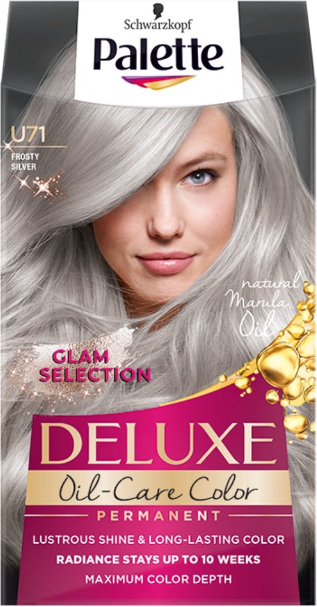 Schwarzkopf Poly Palette - Haarverf - U71 - Puur Zilvergrijs - 115ml