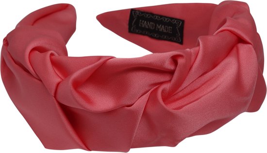 Jessidress® Diademen Elegante Hoofdband Grote Haar Diadeem Dames Haarband - Donker Roze