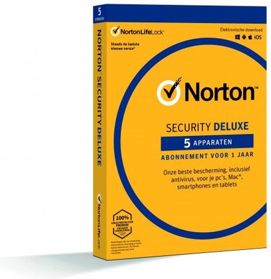 norton security standard 5 apparaat 1 jaar