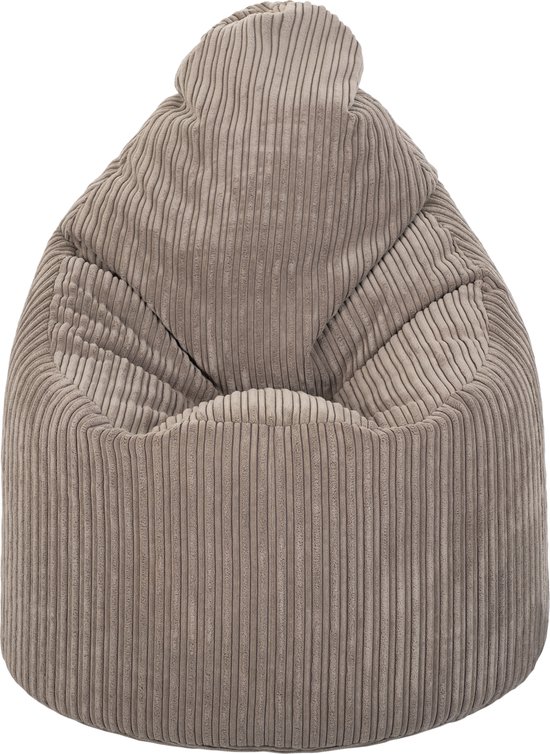 Loft 25 Sac de haricots Cordon de serrage Chaise longue de Gaming Salon Binnenshuis avec design ergonomique, acier