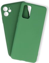 iPhone Xs Max | donker Groen | achterkant hoesje | siliconen | tf cases