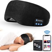 Slaapmasker Bluetooth met Reistasje - USB Oplaadbaar - Verstelbaar - Slaapmasker vrouwen - Slaap Koptelefoon - Oogmasker -