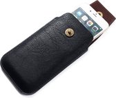 Zwart insteek hoesje riem Samsung Galaxy S21 FE