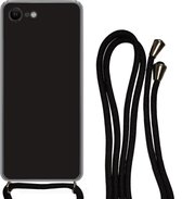 Hoesje met koord Geschikt voor iPhone 8 - Grijs - Herfst - Seizoenen - Kleuren - Siliconen - Crossbody - Backcover met Koord - Telefoonhoesje met koord - Hoesje met touw
