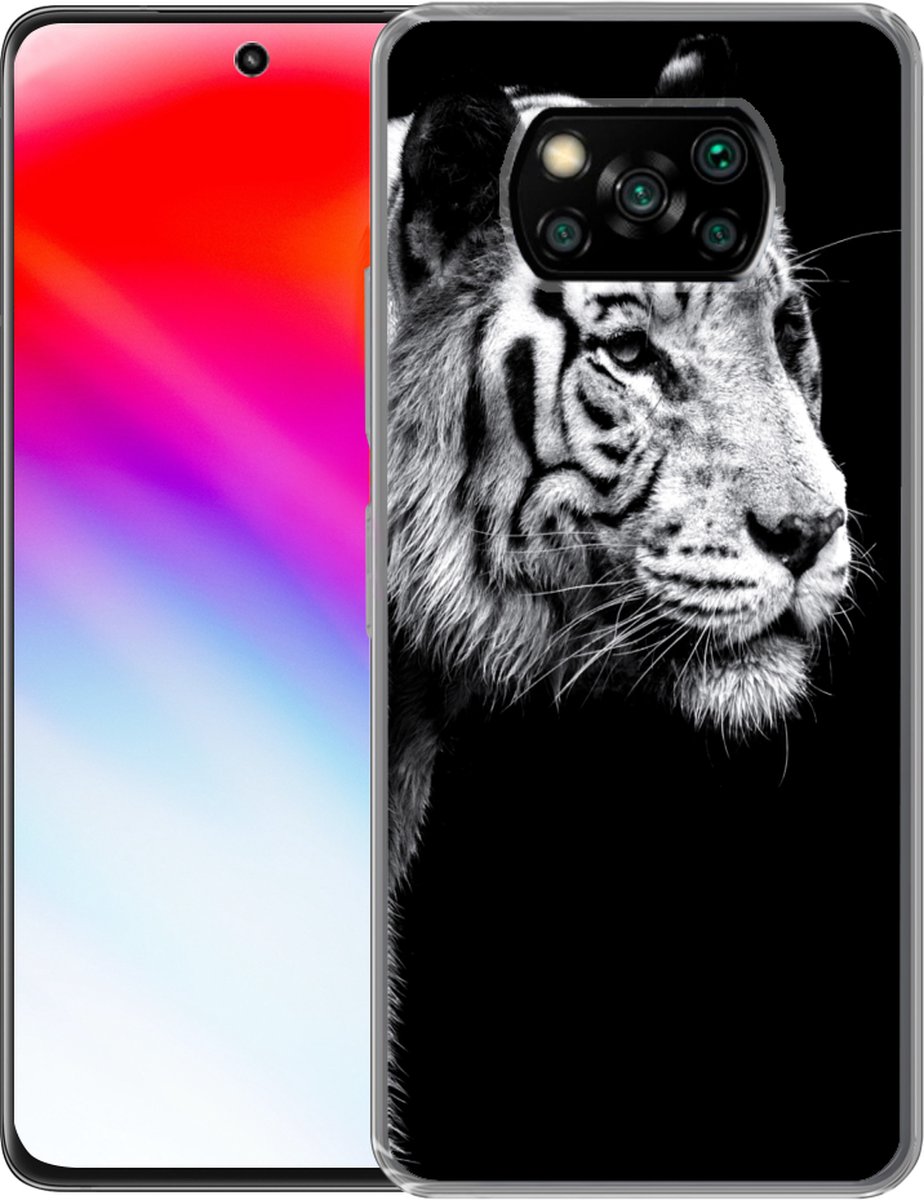 SDOTPMT 140x229cm Tigre Féroce Avec Rideau De Fenêtre De Feu Tigre