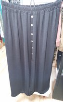 Damesmode rok, kleur zwart, maat one size