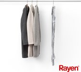 Rayen extra stevige vacuümzak - 60 x 110 cm - doorzichtig - met hanghaak - speciaal voor jassen
